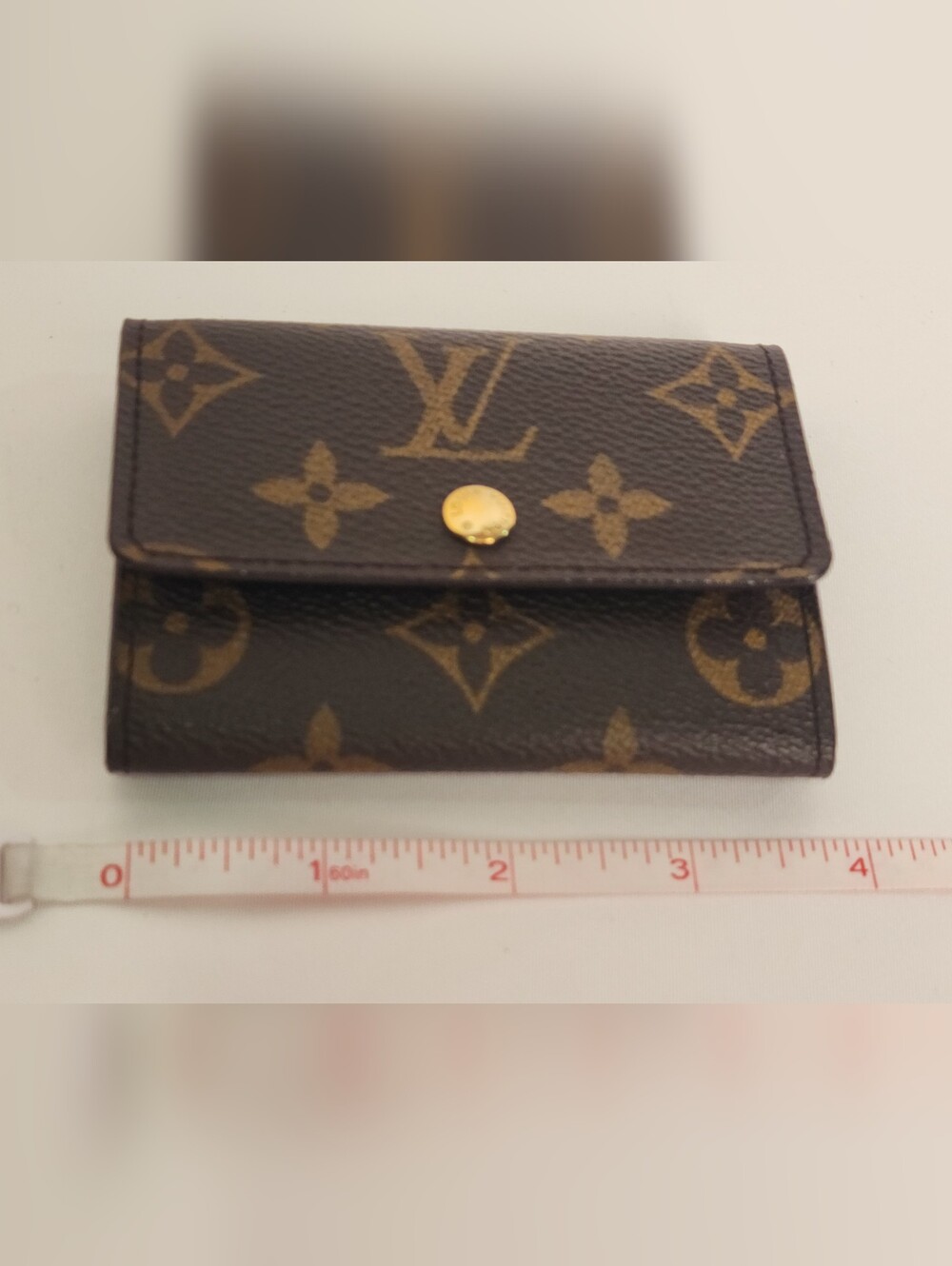 Louis Vuitton Monogram Plat Coin Purse Card Case Holder Wallet - Picture 16 of 16